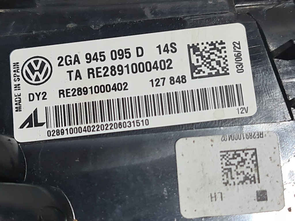 фото №7, Лампа задняя левая vw t-roc lift 2ga945095d