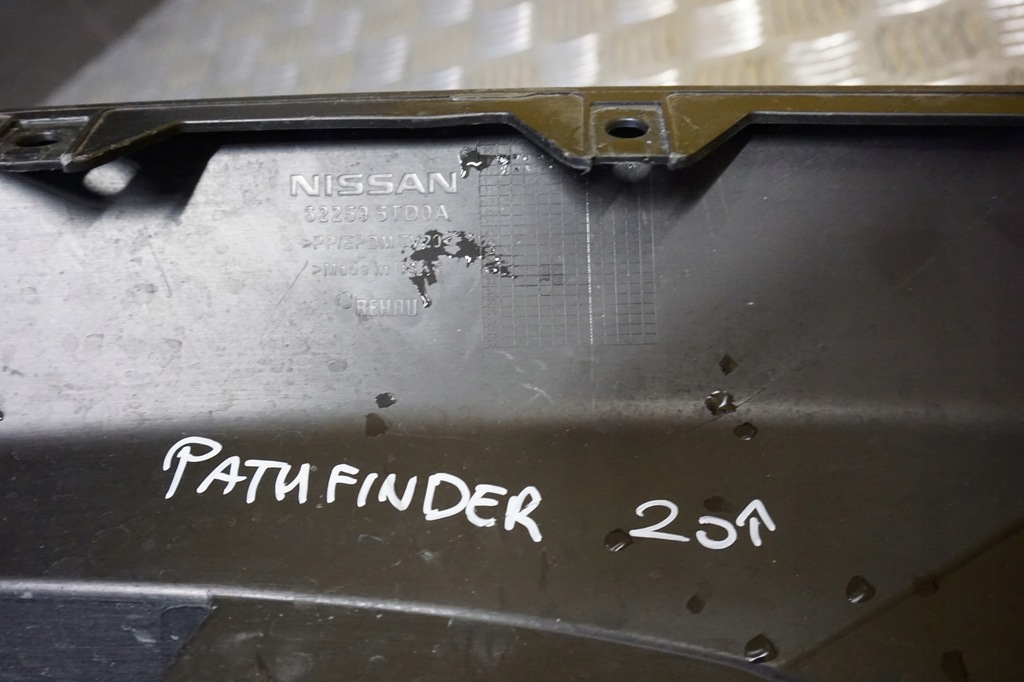 фото №12, Nissan pathfinder 2021 - 2024 бампер перед нижний передний накладка usa