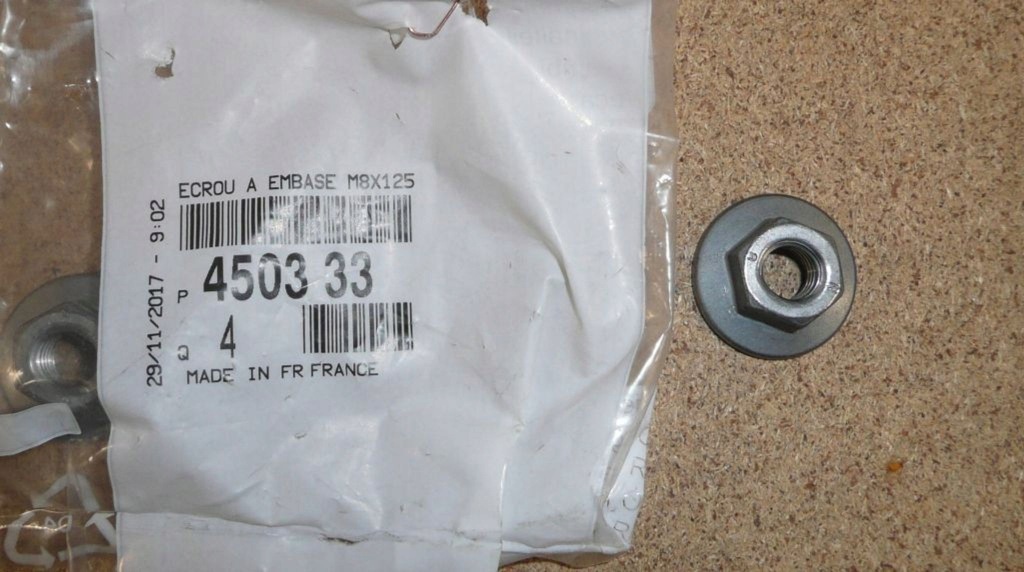 фото №1, Гайка модуль. педалей c berlingo iii 4503.33 af