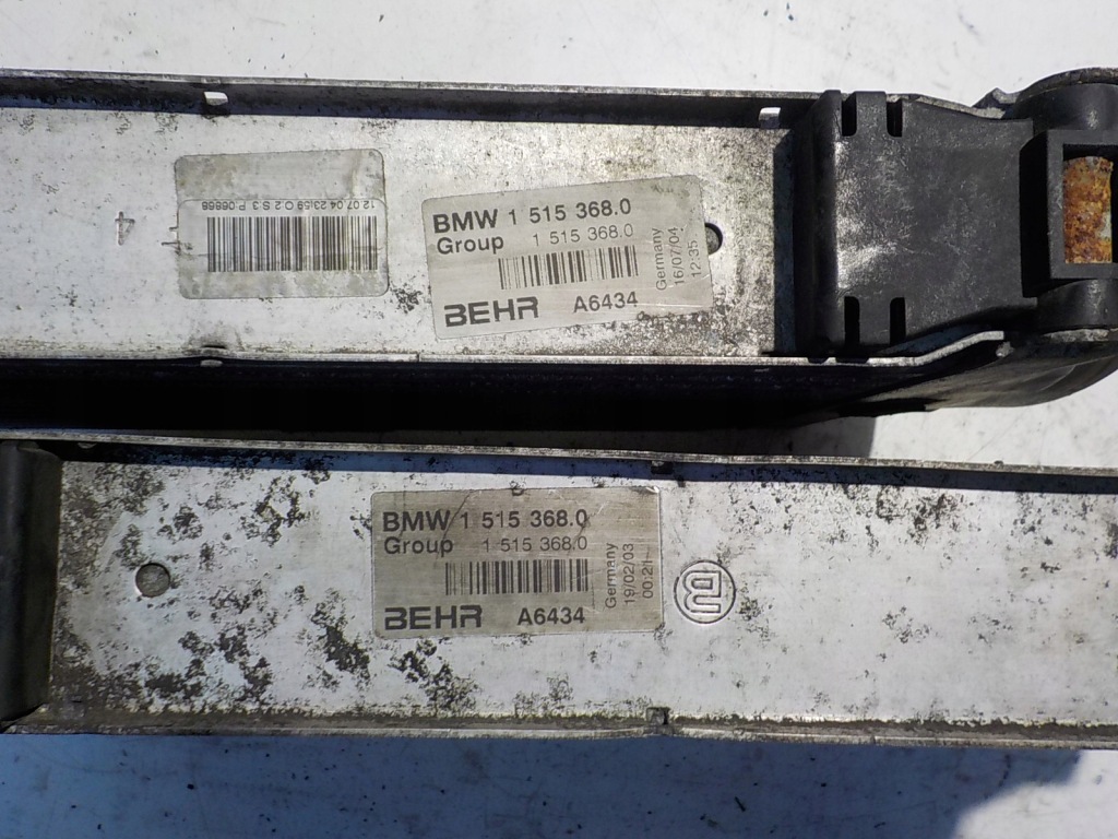 Mini cooper r50 1.6k радиатор интеркулер 1515368 Оригинал