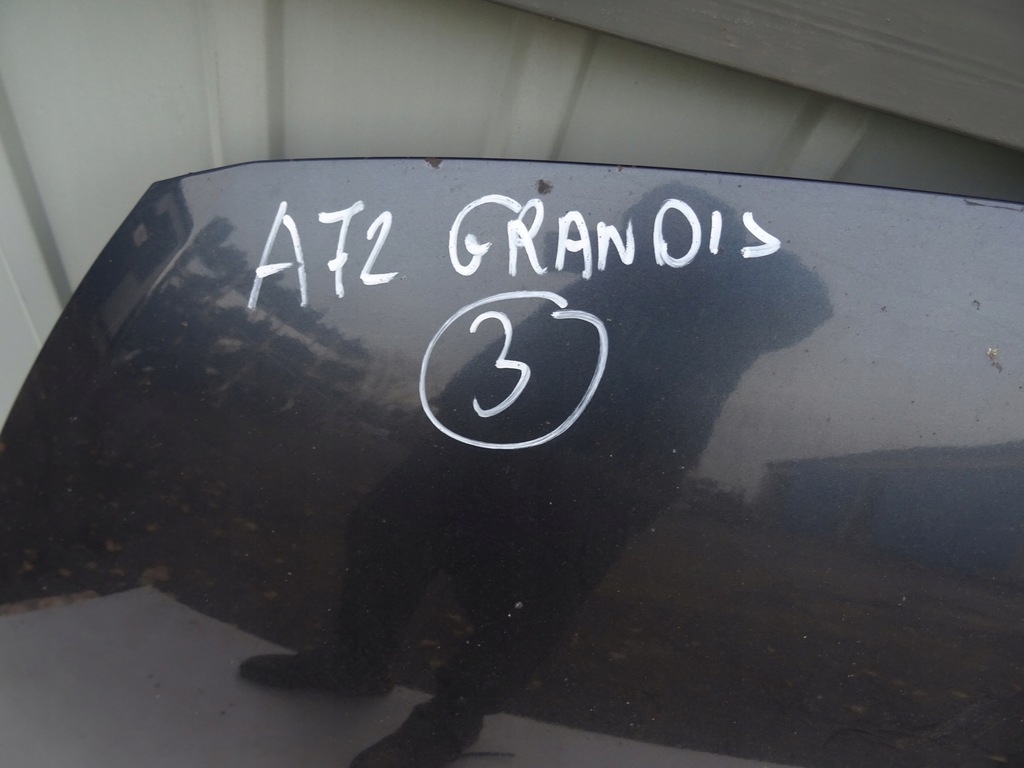 фото №2, Mitsubishi grandis капот колір a72 szary 2007rok