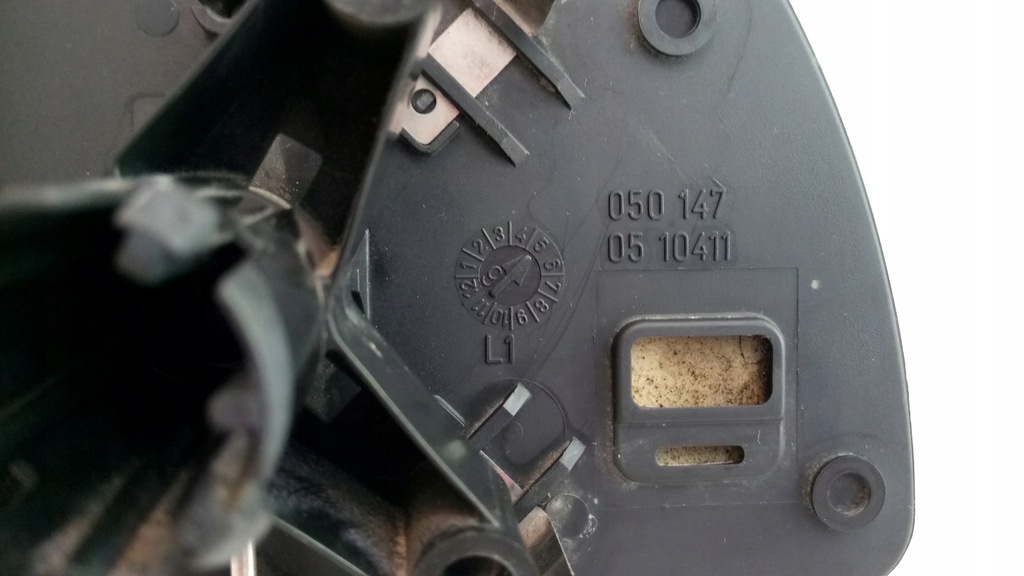 фото №6, Вкладиш дзеркало лівий opel vectra a 050147 0510411