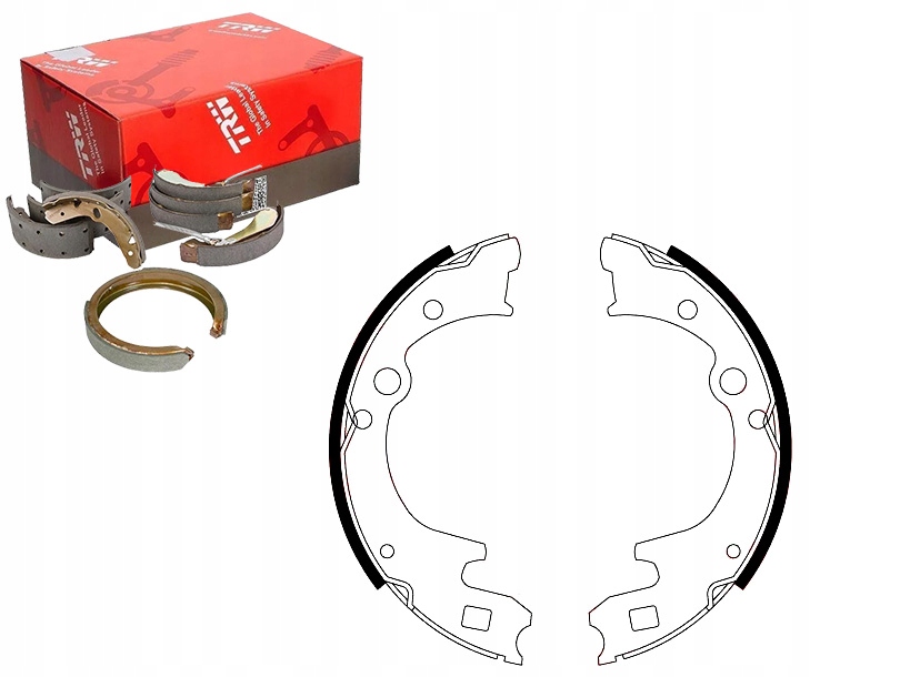 фото №1, Trw gs8428 набор колодка тормозных