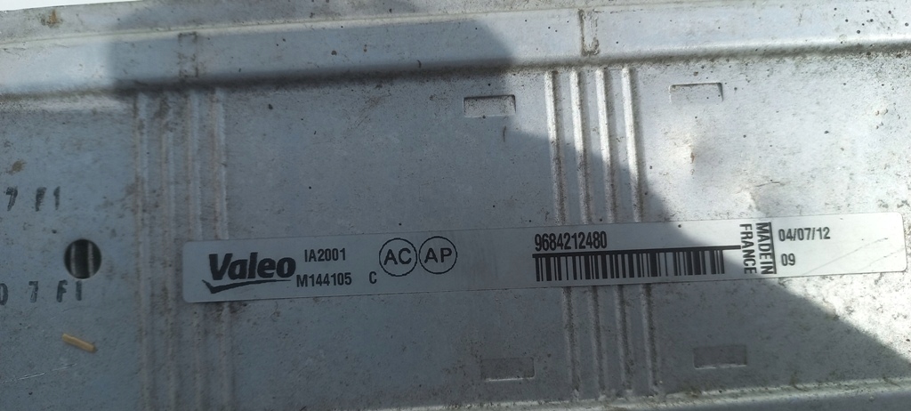 Купити Інтеркулер радіатор peugeot berlingo partner 308 3008 c4 9684212480