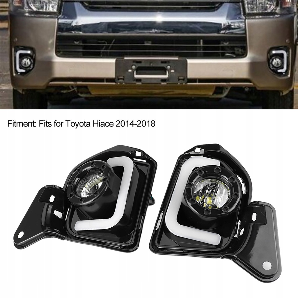 фото №7, 12v led drl свет do движение dziennej лампы противотуманные 6000k - 6500k