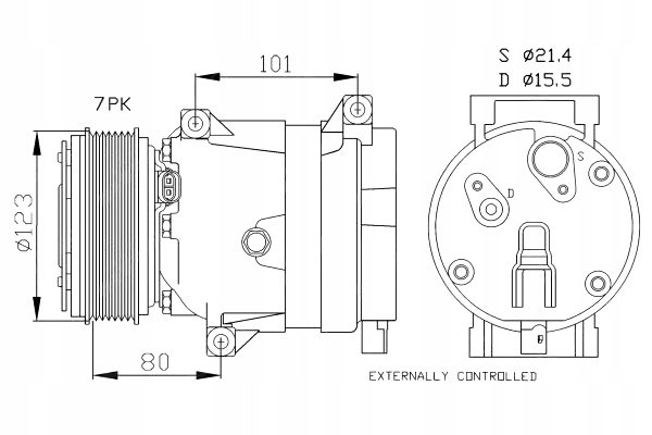 фото №4, Компресор кондиціонера renault laguna ii vel satis 1.9d 2.0 2.2d