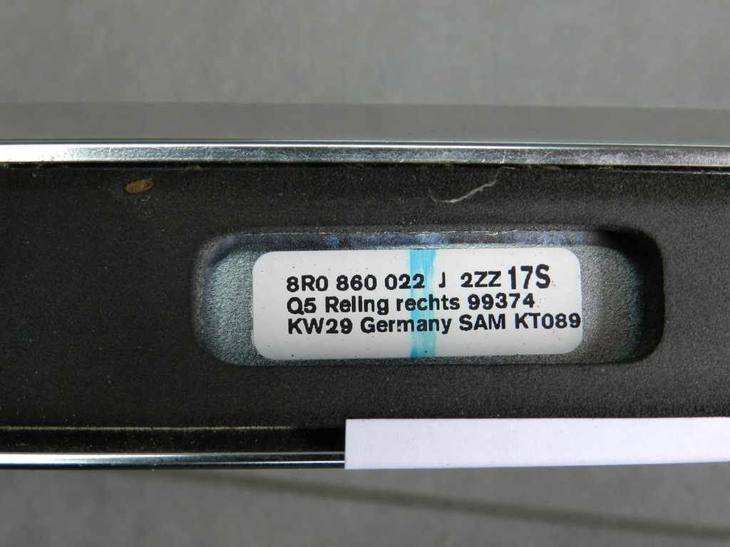 фото №6, Audi q5 8r рейлінги хром 8r0860022j 8r0860021j