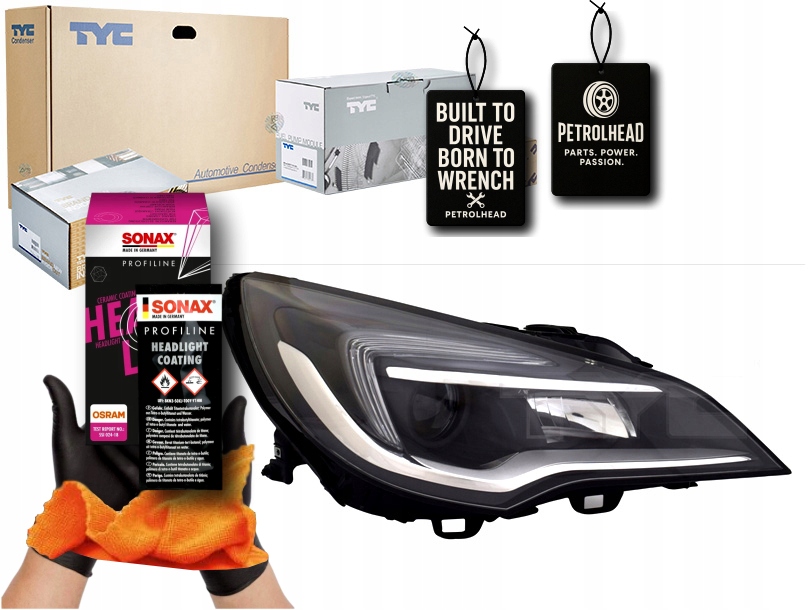 фото №1, Фара l opel astra k 06.15-06.21 tyc #petrolhead pro+ kit8