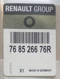 фото №2, Накладка поріг перед renault talisman оригінальний номер