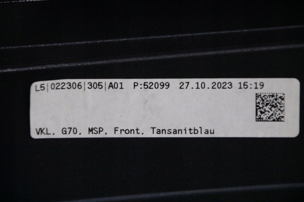 фото №11, Bmw 7 g70 i7 m-pakiet kompletny бампер перед передний c3z tansanitblau