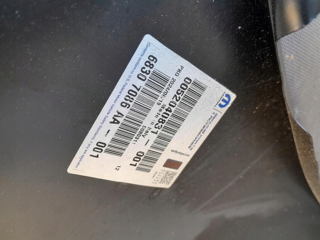 фото №6, Jeep renegade крила перед передній правий oryg