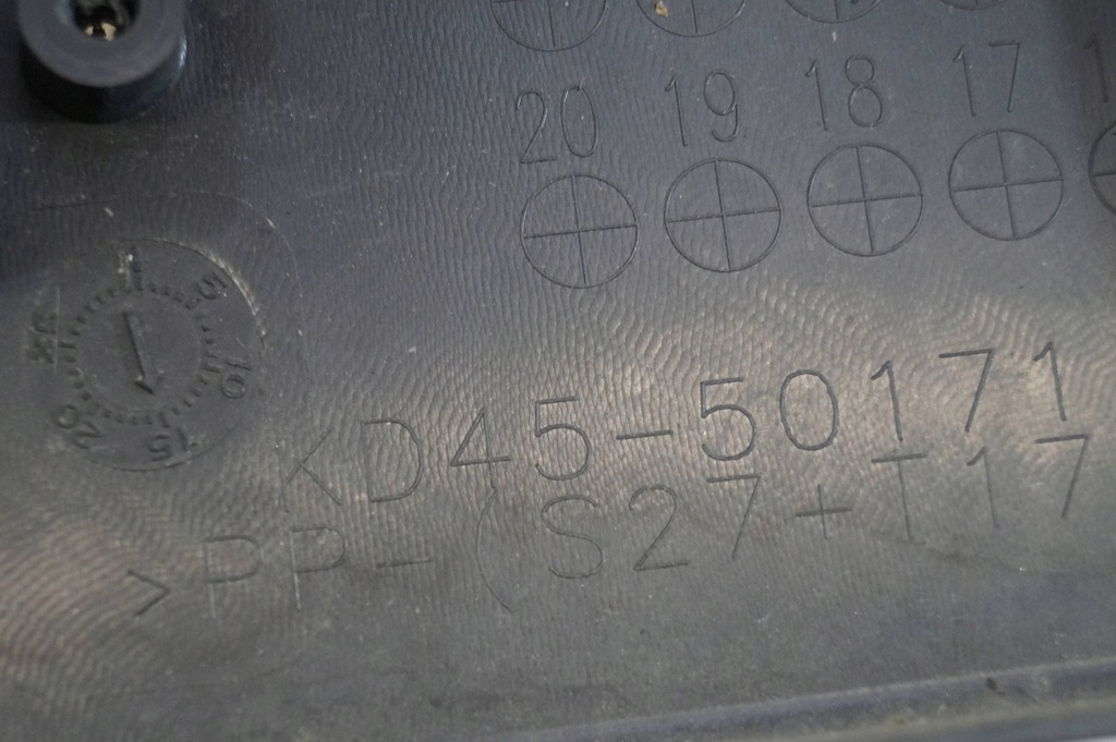 фото №6, Подкладка pod номерной знак регистрационная перед mazda cx-5 cx5 i 12-17r kd4550171