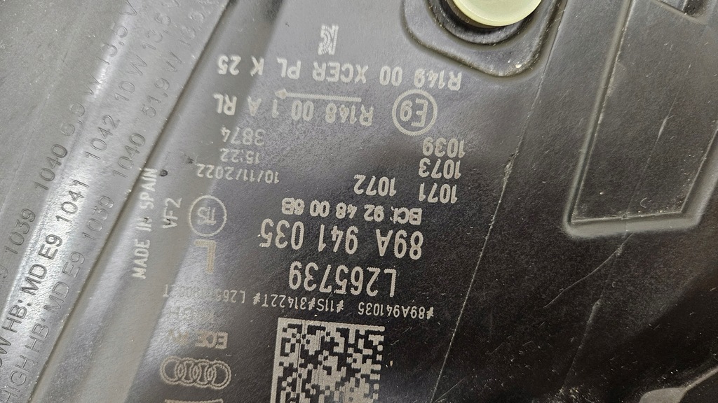 фото №13, Лампа ліва перед передня audi q4 e-tron matrix 89a 89a941035