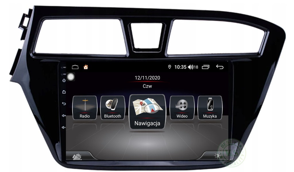 фото №1, V&s qled навигация hyundai i20 2015 - 2017 business line