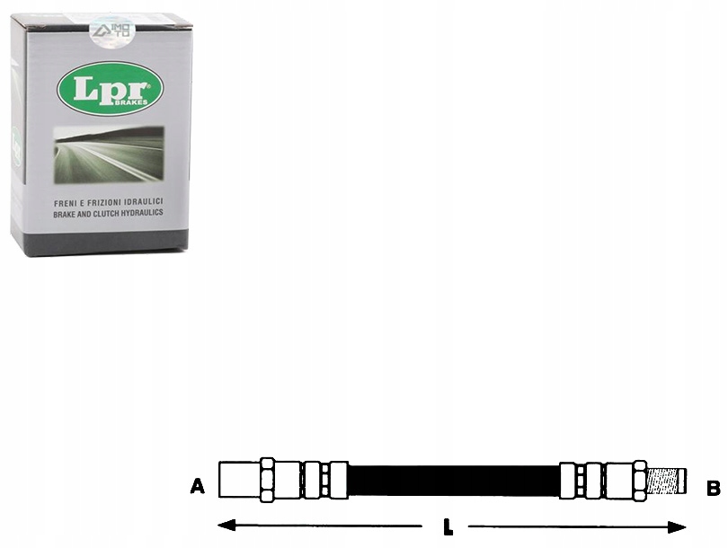 Купить Шланг тормозной lpr 4d0611775b 4d0611775a hos395