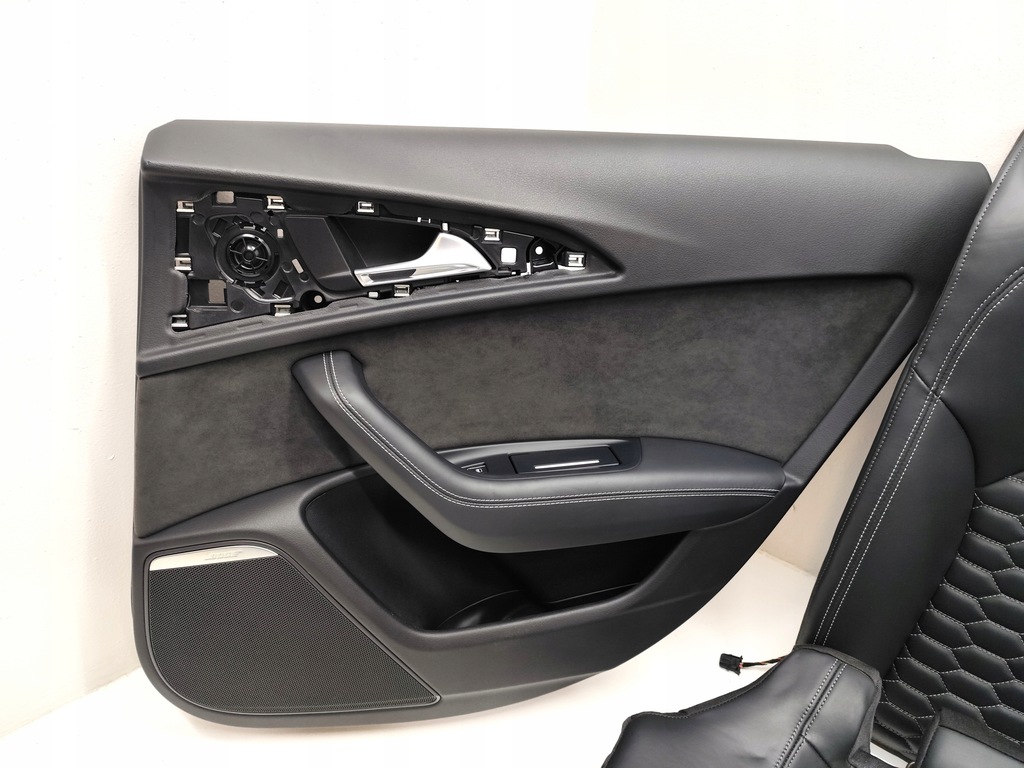 фото №16, Audi rs6 c7 lift сидіння заднє сидіння оббивка шкіра комплект