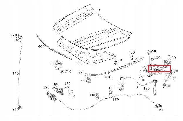 фото №13, Петля капот лівий mercedes cla w117 оригінальний номер a1178800128