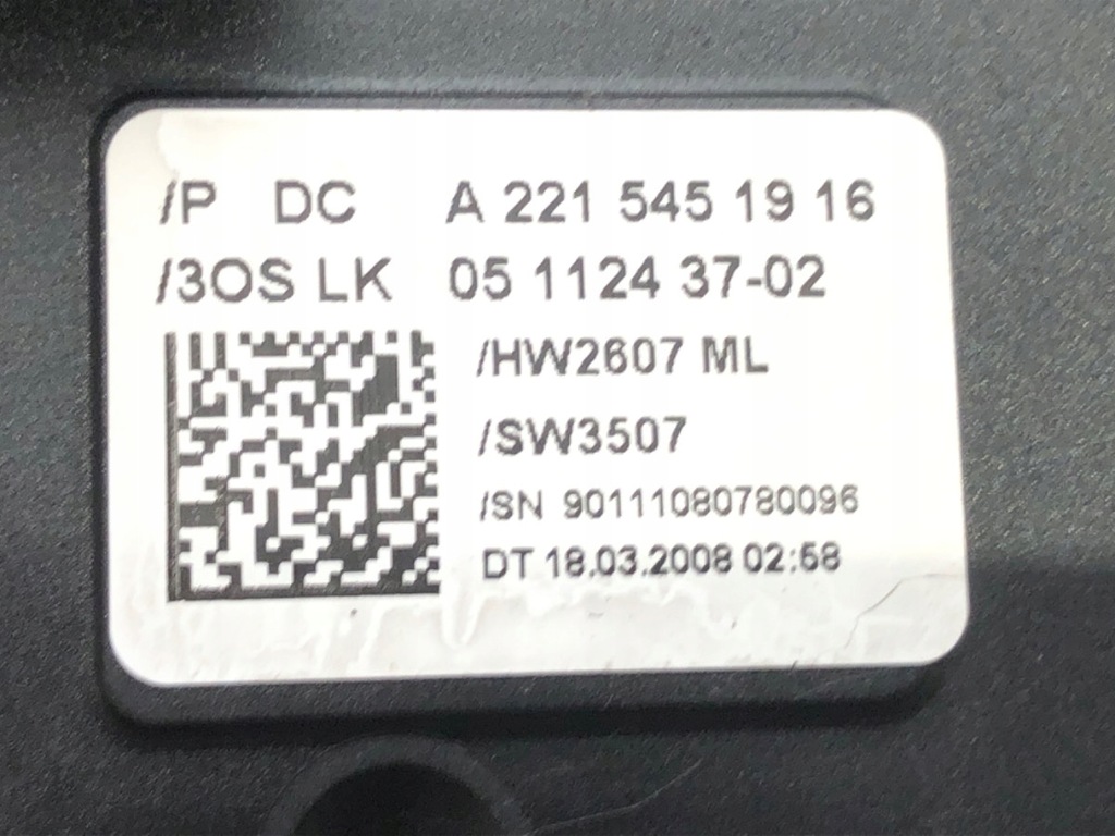 фото №9, Перемикач комбінований mercedes w221 a2215451916