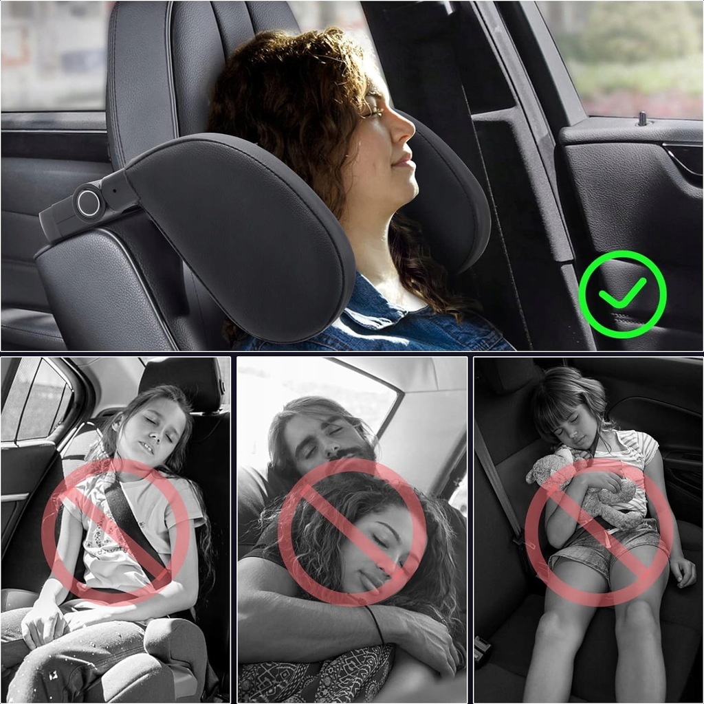 фото №11, Выдвижной подголовник автомобильный dla dzieci подголовник автомобильный опора горловина