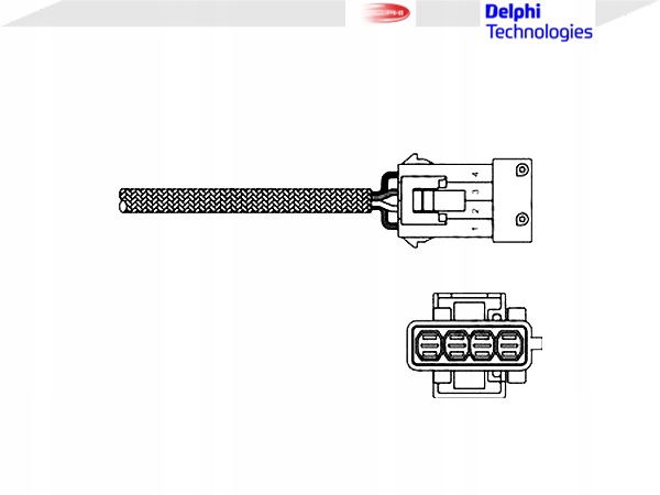 фото №6, Датчик лямбда-зонд delphi es20309-12b1 es2030912b1