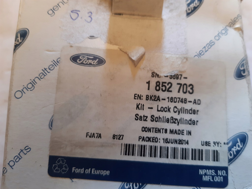 фото №4, Вкладка замка запалювання ford transit оригінал 1852703
