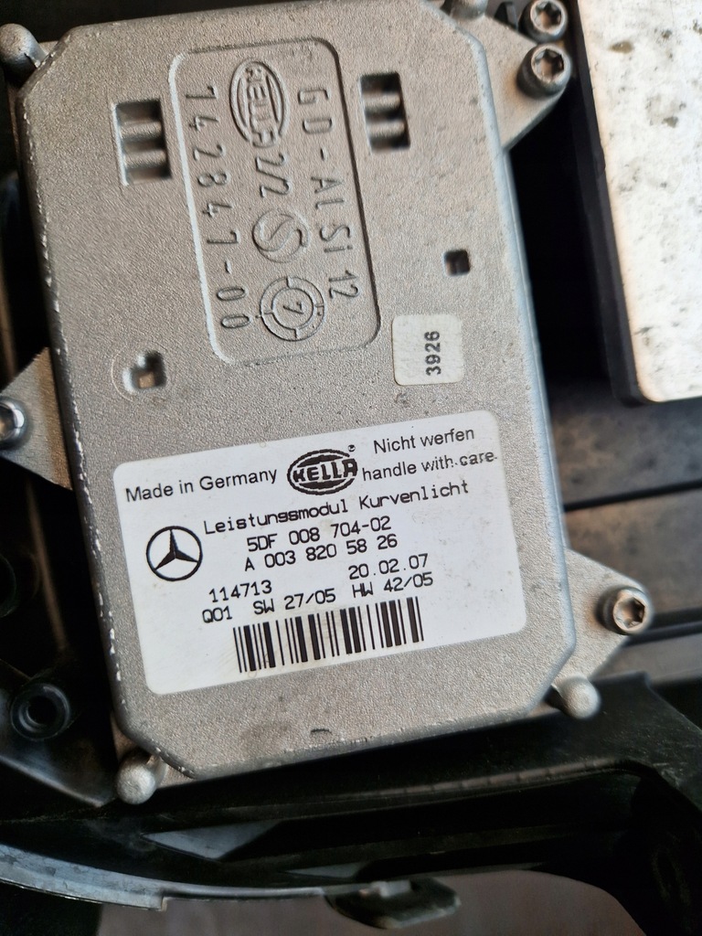 фото №8, Mercedes cls w219 c219 лампа перед правая ксенон