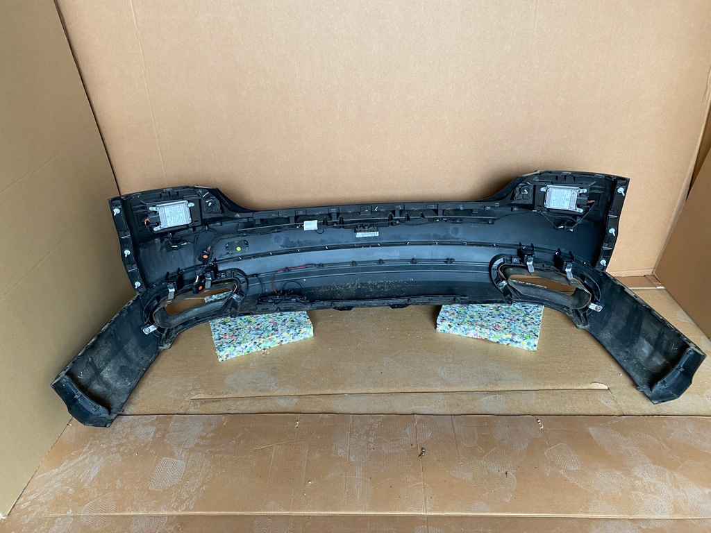 фото №12, Audi a8 dd lift бампер задняя kompletny датчик диффузор мёртвая зона ly9t 88km