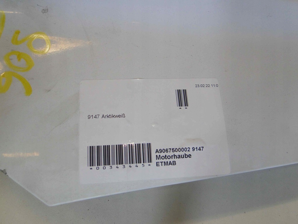 фото №8, Mercedes sprinter w906 906 капот крышка двигателя