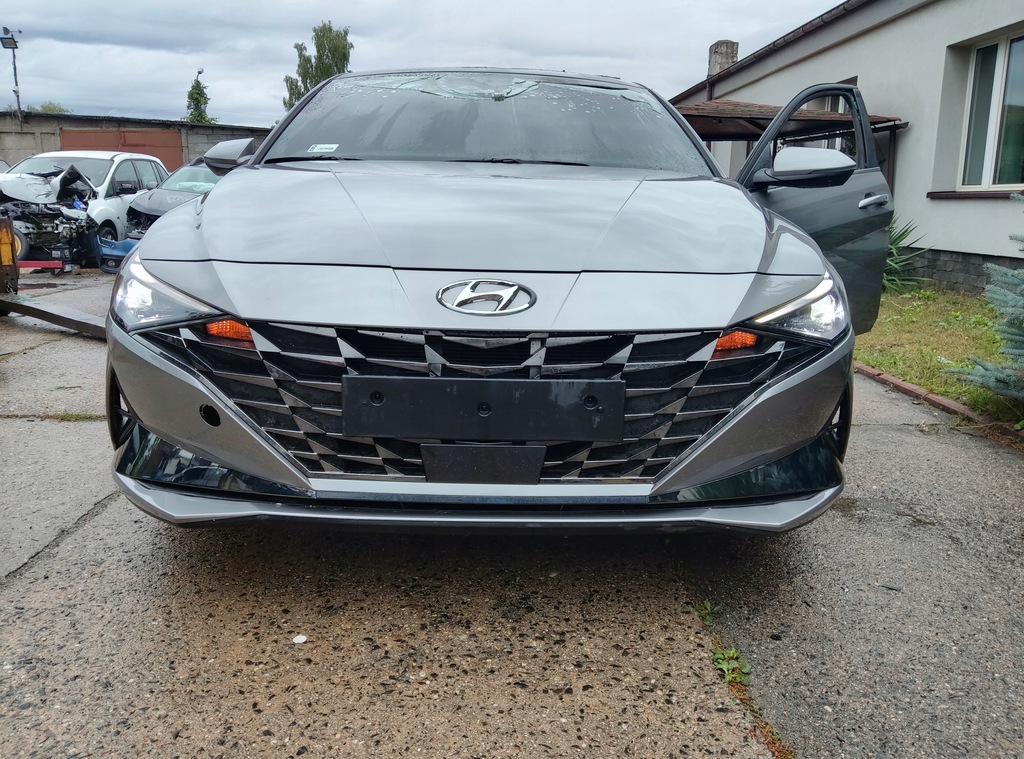 фото №12, Hyundai elantra vii капот бампер крила лампа pas передній kompletny перед