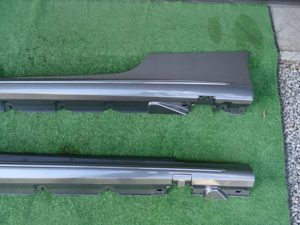 фото №4, Накладки пороговые порог защита mercedes w205 coupe amg