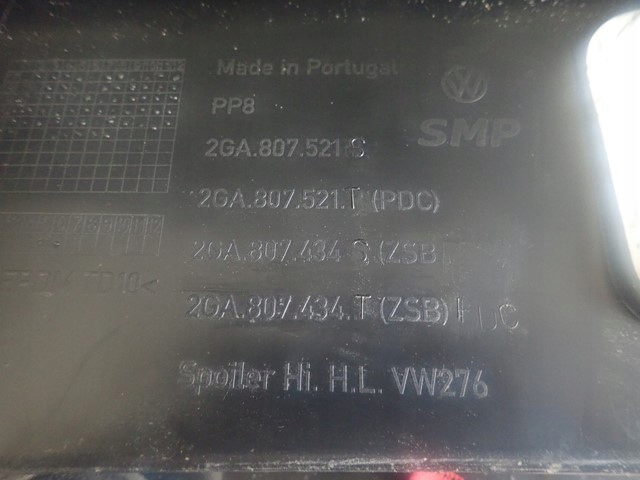 Спойлер накладка бампера задний vw t roc t-roc Цена