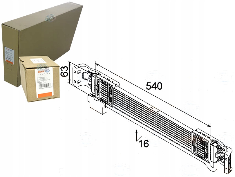 фото №12, Mahle радіатор vw оливи passat 05- clc 69 000p