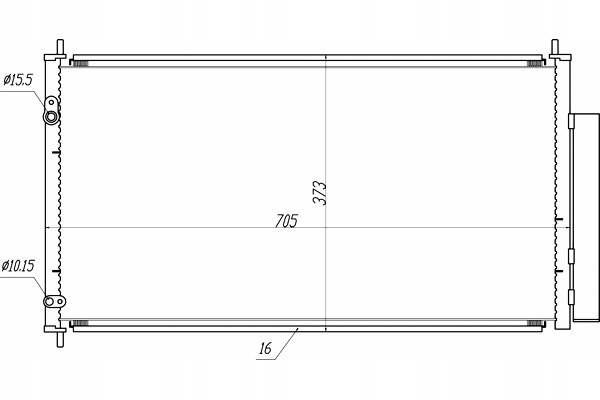 фото №2, Конденсатор кондиционера honda civic ix 14- hart