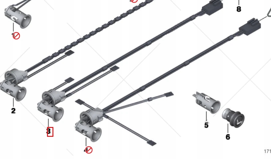 Купить Bmw 5 f10 разъём прикуривателя 61346977675 oem