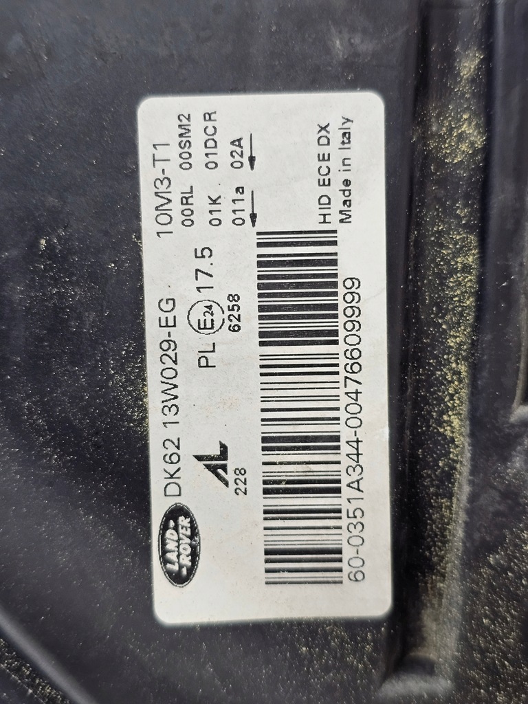 фото №12, Лампа europa фара перед права правий range rover sport l494 bi ксенон