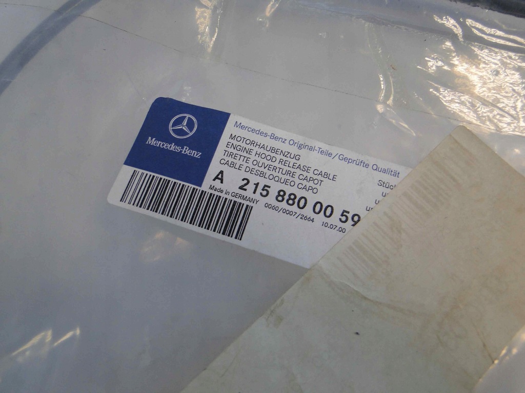 фото №10, Mercedes cl 215 w215 трос тягa замка капот