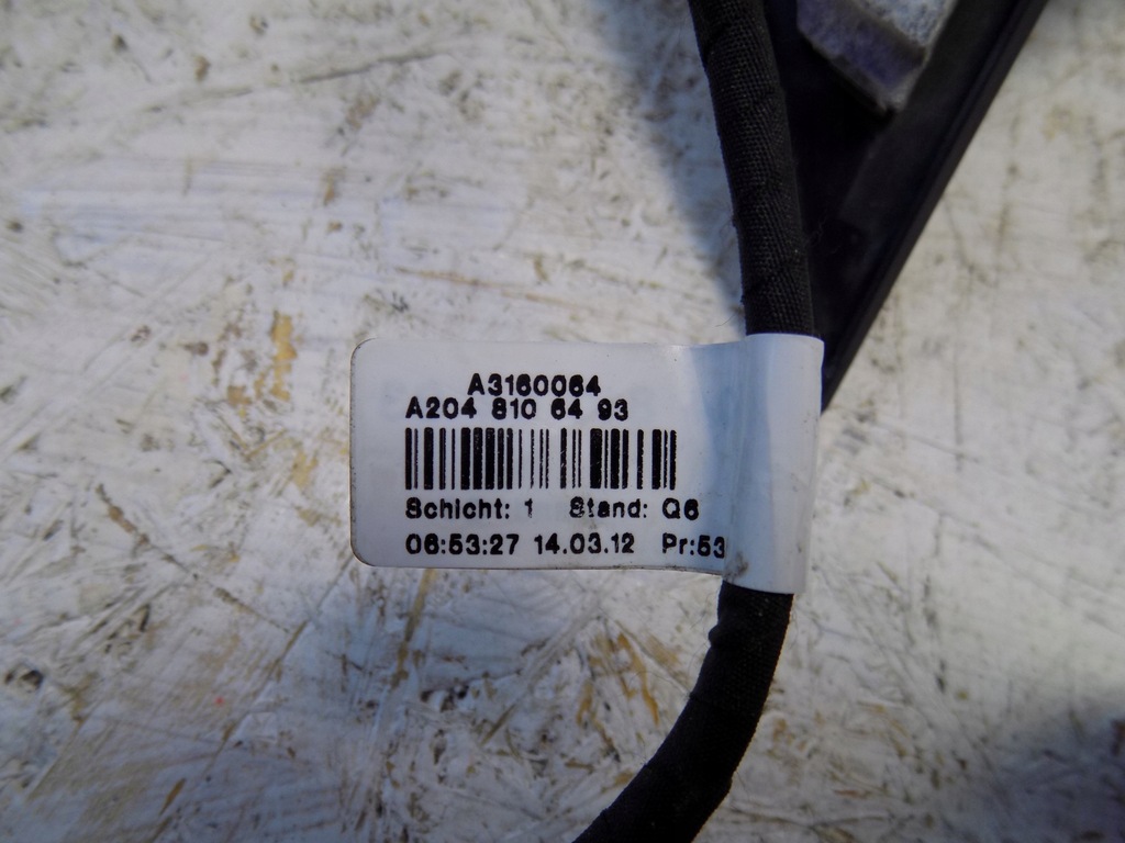 фото №9, Mercedes w204 c-klasa дзеркало праве 9 pin a2048106493