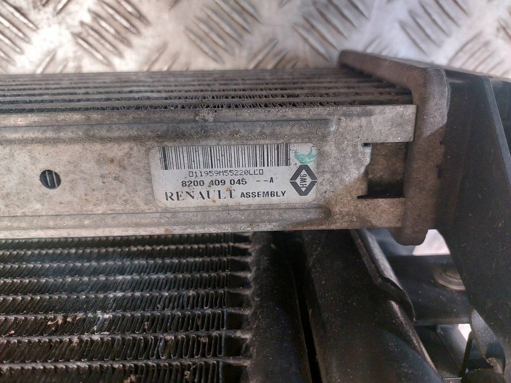 фото №5, Радиатор комплект + вентилятор sandero i 1.5 dci 8200409045 214100598r