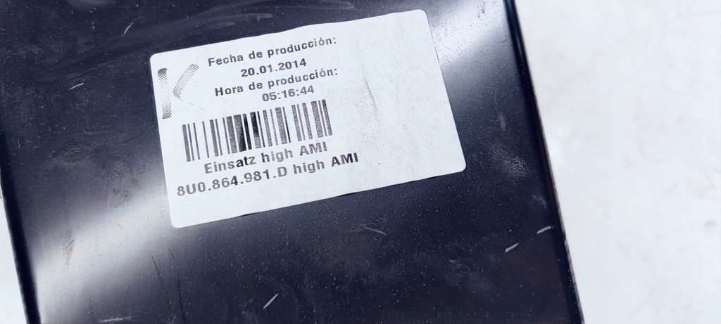 фото №5, Бардачок pod ami audi q3 8u 8u0864981d