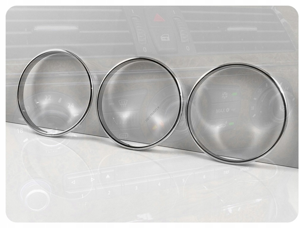 Bmw e60 e61 e63 polerowane aluminiowe кільця керування обігрів Оригінал