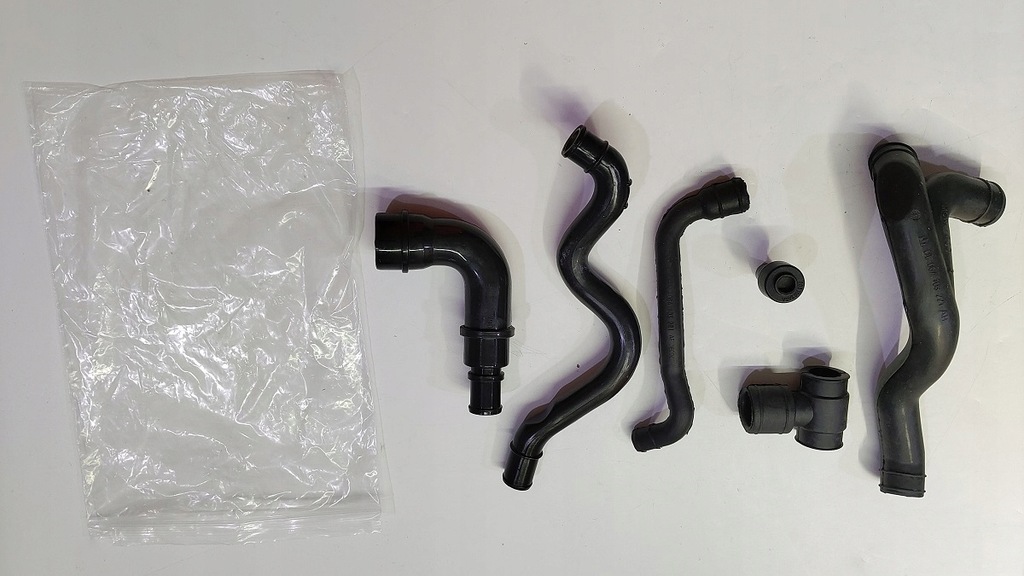 фото №14, Провода трубы шланги вентиляция картера do audi a3 a4 a6 tt 1.8t vw jetta golf 4 bora