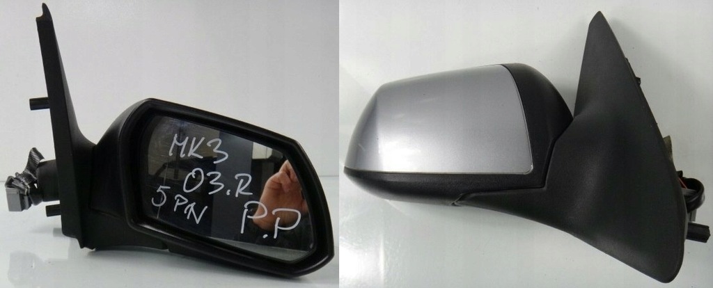 фото №1, Ford mondeo mk3 03 r зеркало правое перед 5-pin eu