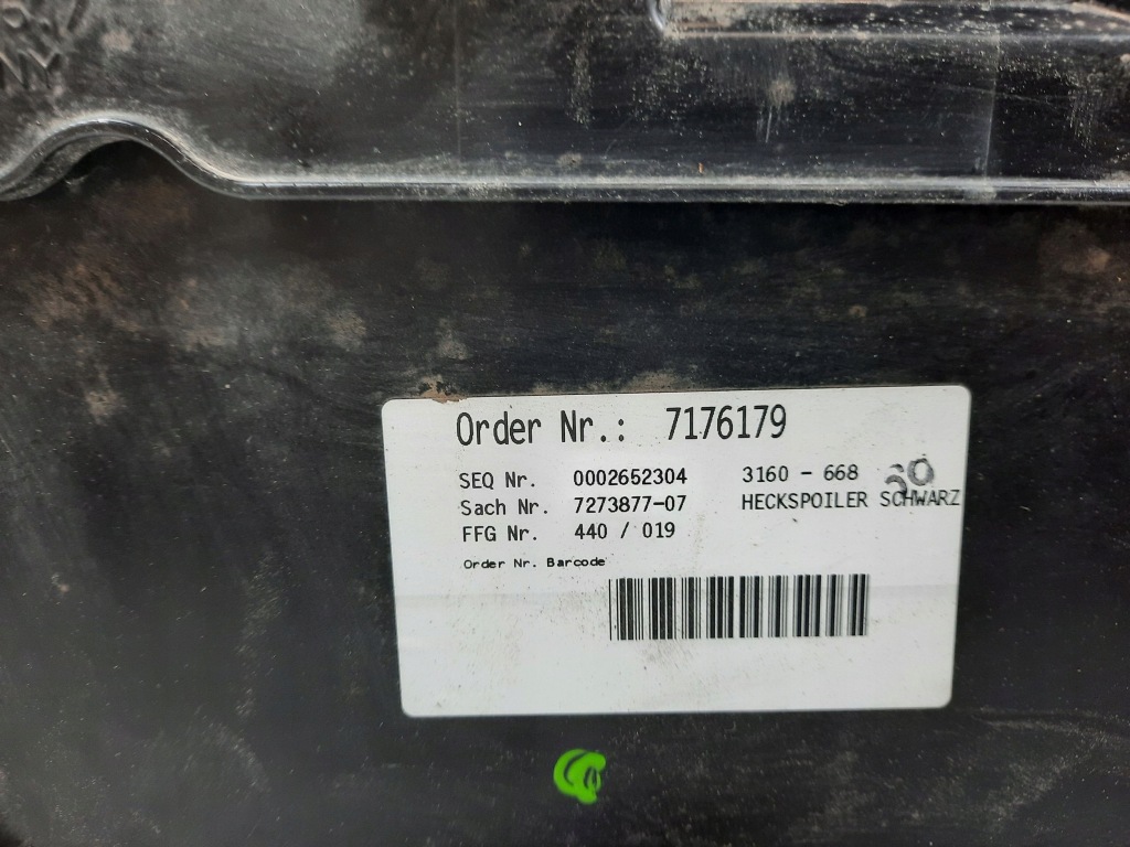 фото №9, 2014 bmw 3 f30 f35 f31 спойлер крышки 7176179