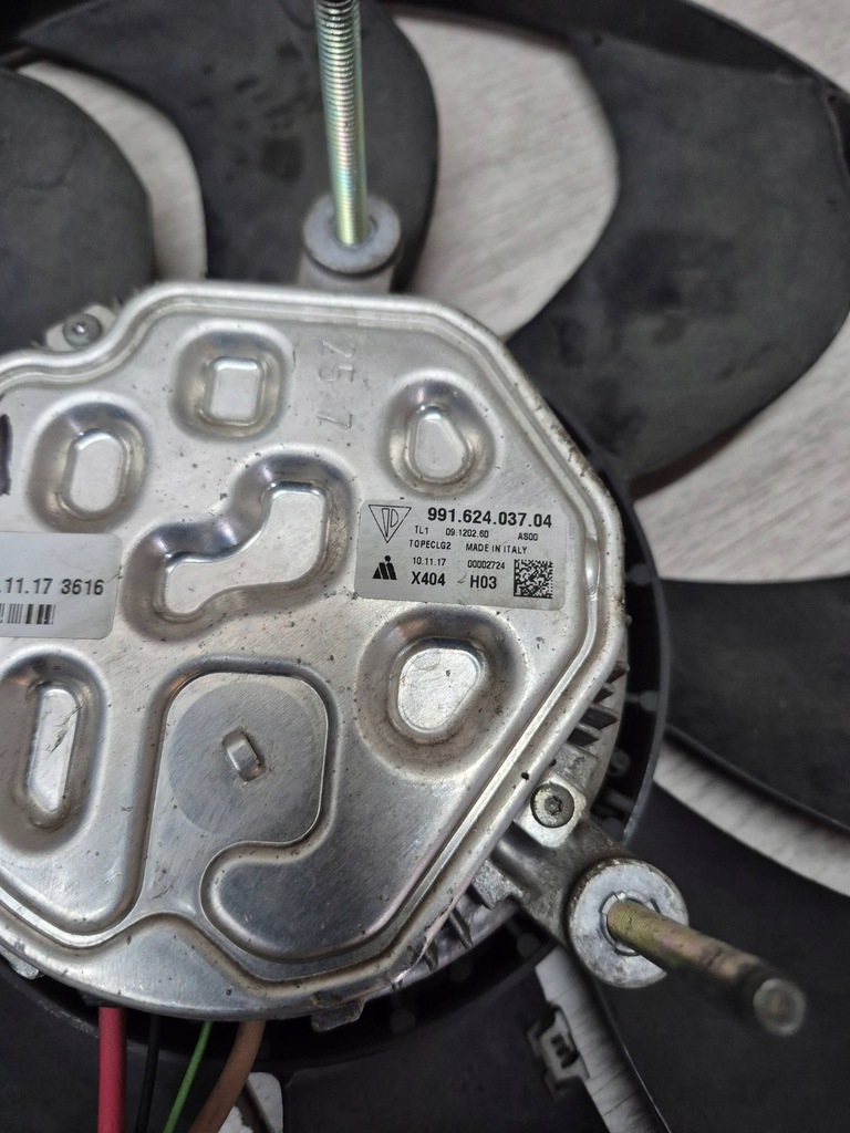 фото №5, 11438. porsche 911 991 вентилятор радиатора 99162403704