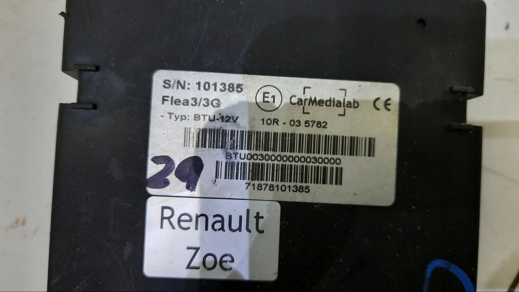 фото №5, Renault zoe модуль блок керування 71878101385, 101385