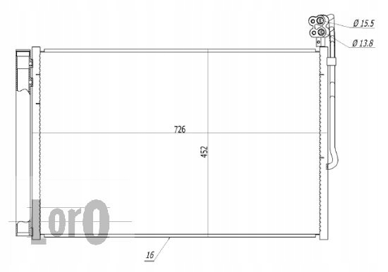 фото №1, Abakus конденсатор кондиционера vw