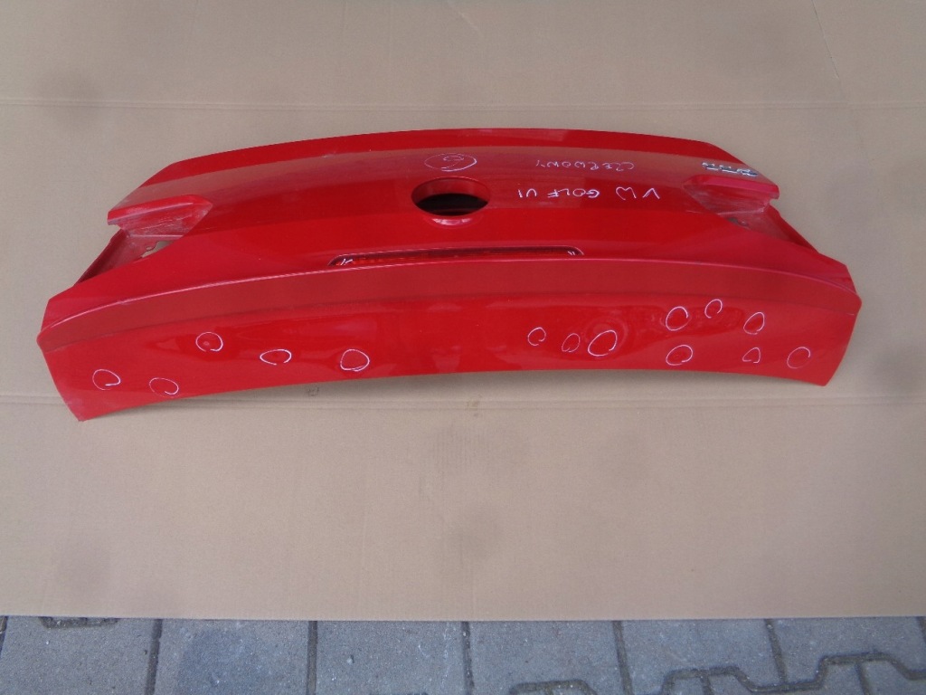 фото №2, Vw golf vi 6 5k7 5k gti крышка багажника задняя спойлер спойлер