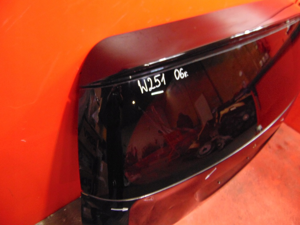 фото №3, Mercedes r-klasa 251 w251 05- крышка багажника багажника стекло задняя задняя c040