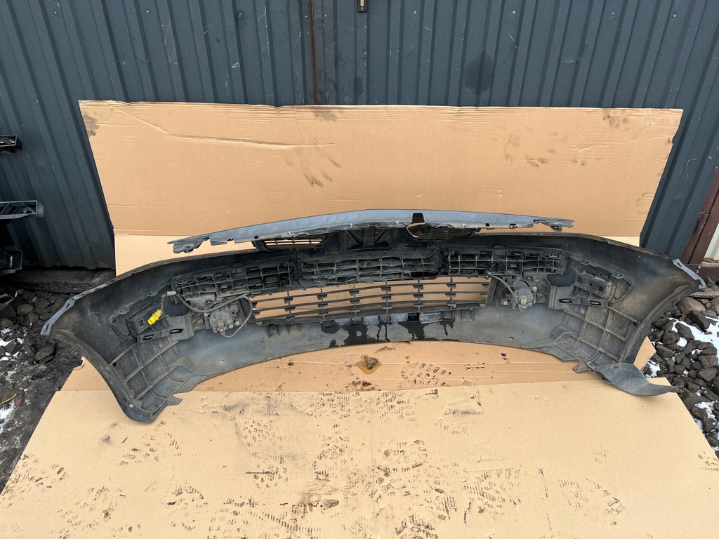 фото №10, Бампер передній чорний renault megane ii 2005-2009 nv676 перед решітка радіатора