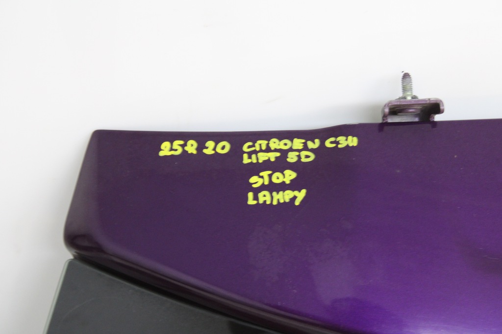 фото №12, Citroen c3 ii 2009r- крышка багажника багажника задняя задняя kdr - код лакокрасочного покрытия
